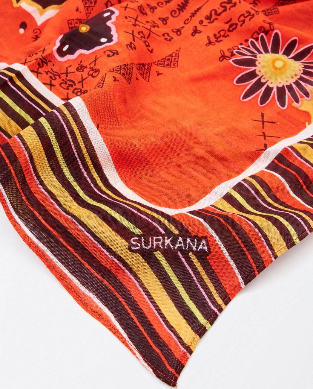 Printed sarong scarf