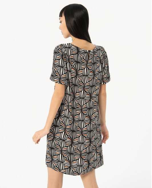 Printed short dress