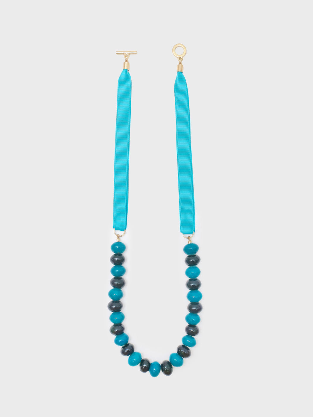 Band necklace cyan