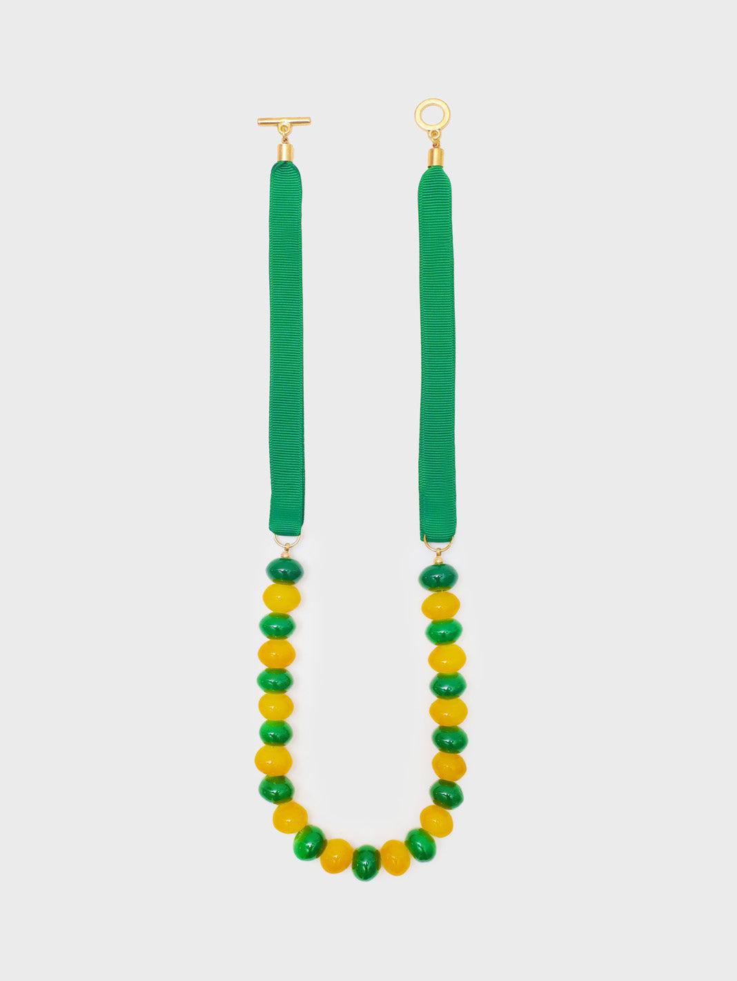 Band necklace green