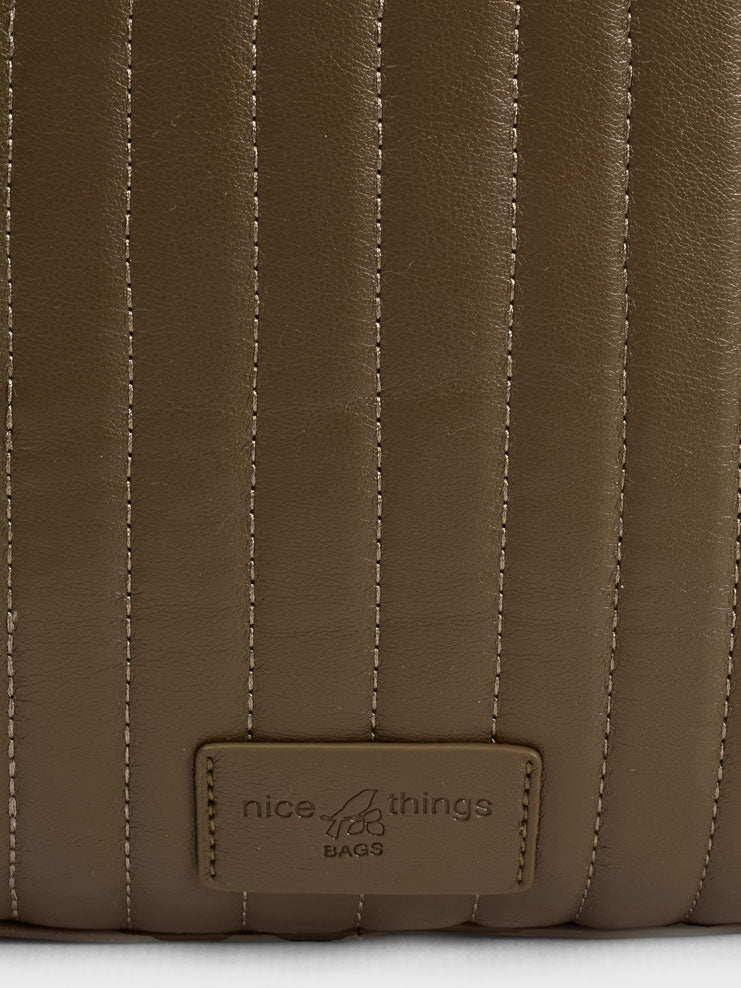 Eco leather shoulder bag