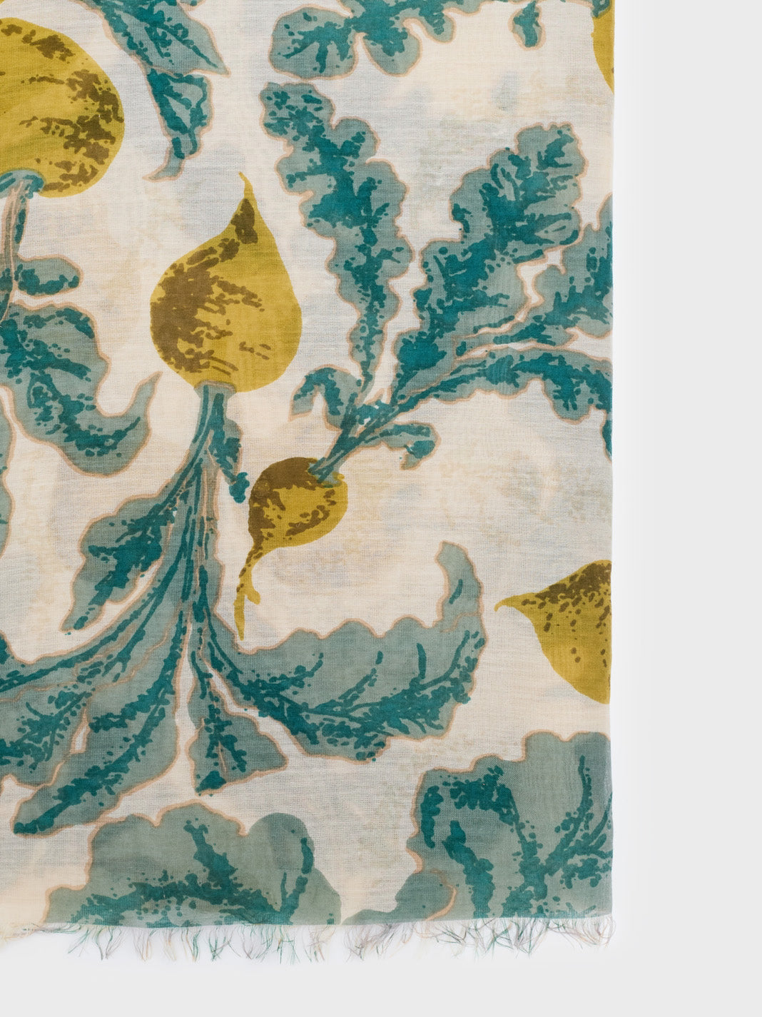 Beets silk scarf ecru