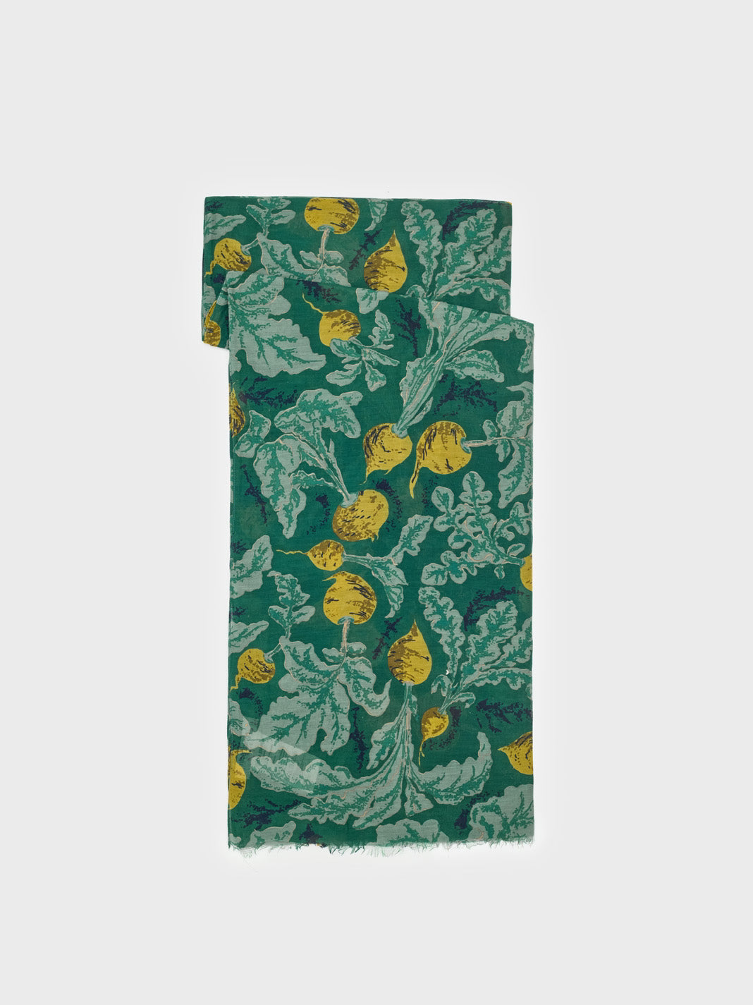 Beets silk scarf green