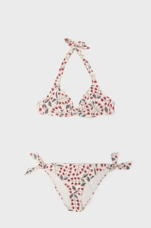 Samoa Flowers bikini ecru