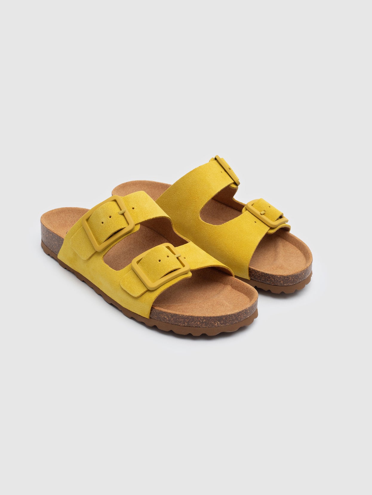 Buckled organic sandals