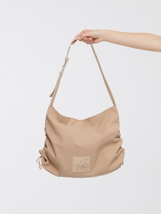 Nylon gathered bag