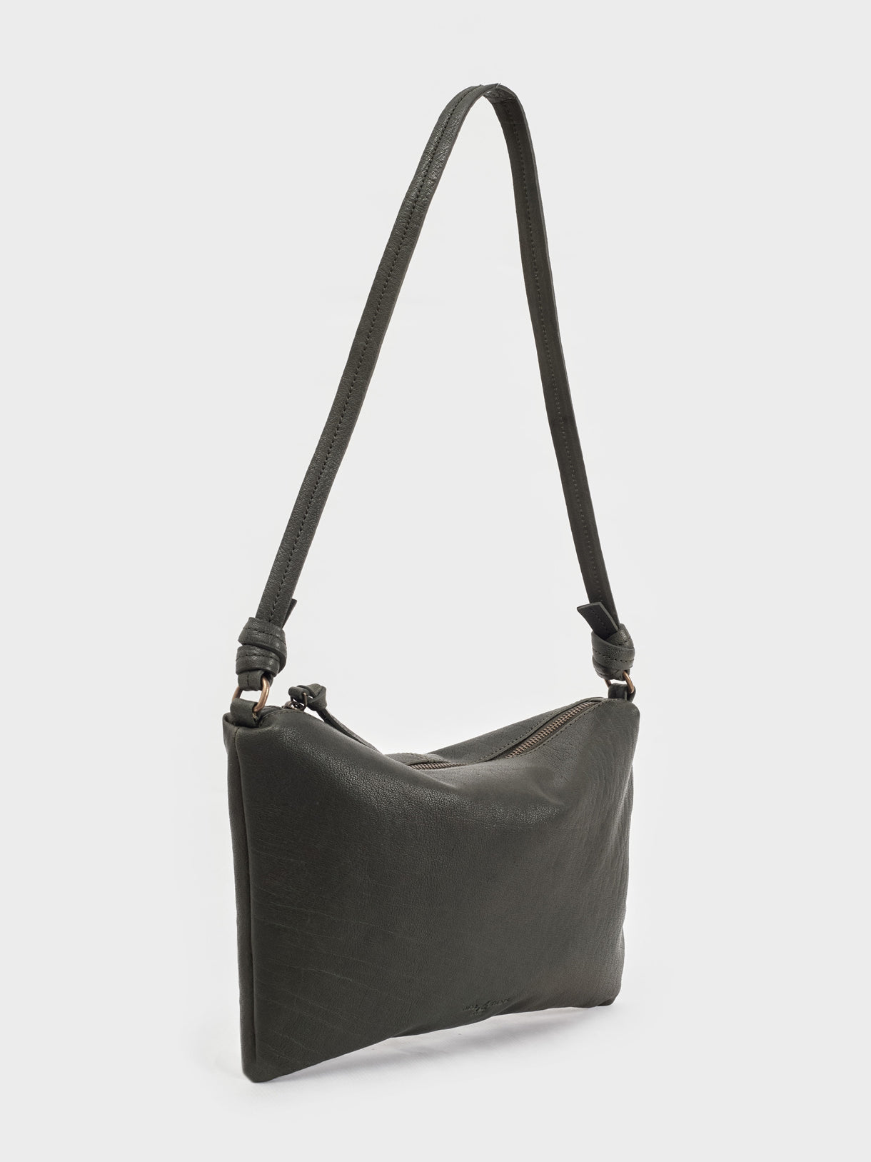 Knot detailing leather bag