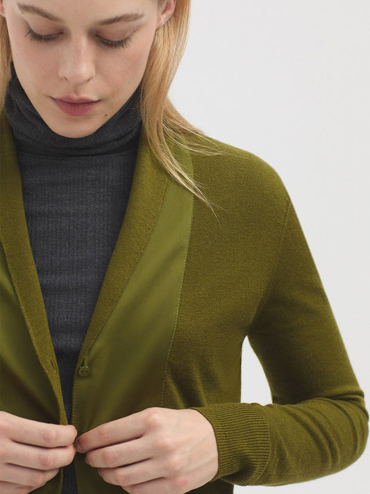 Shawl collar cardigan