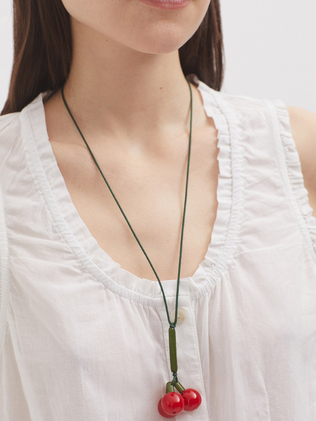 Cherries necklace
