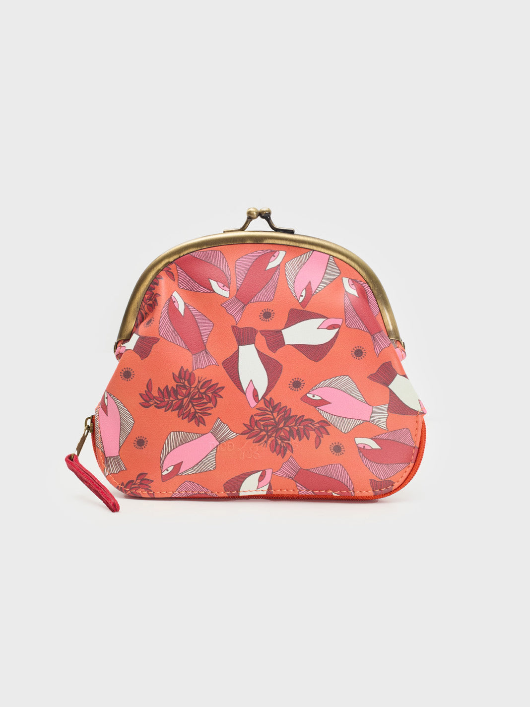 Printed coin purse "fish"