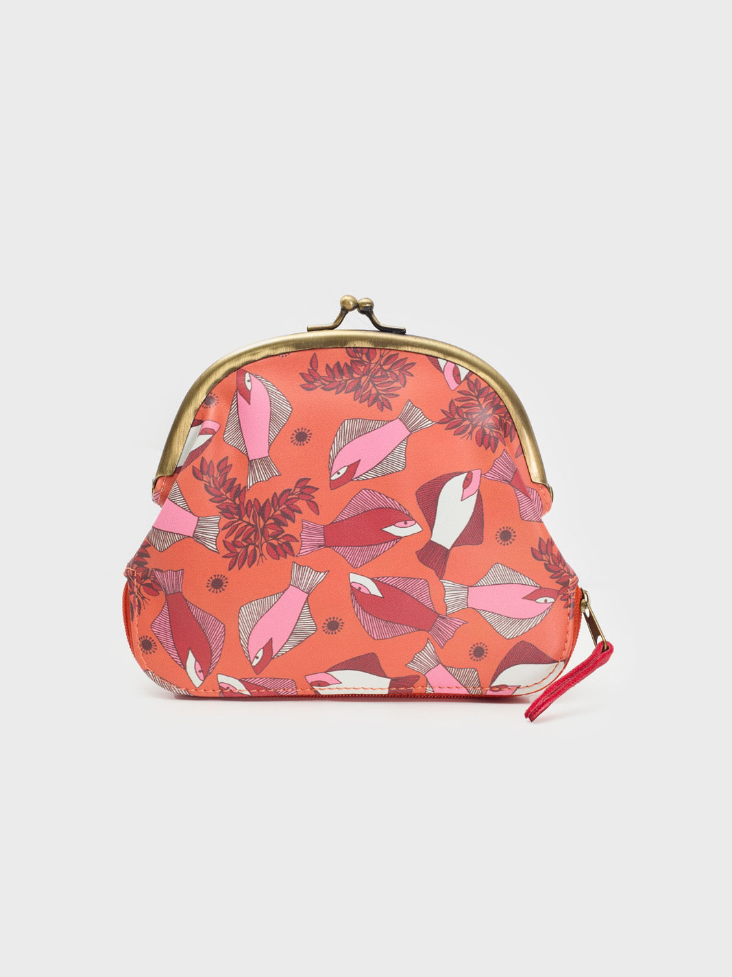 Printed coin purse "fish"