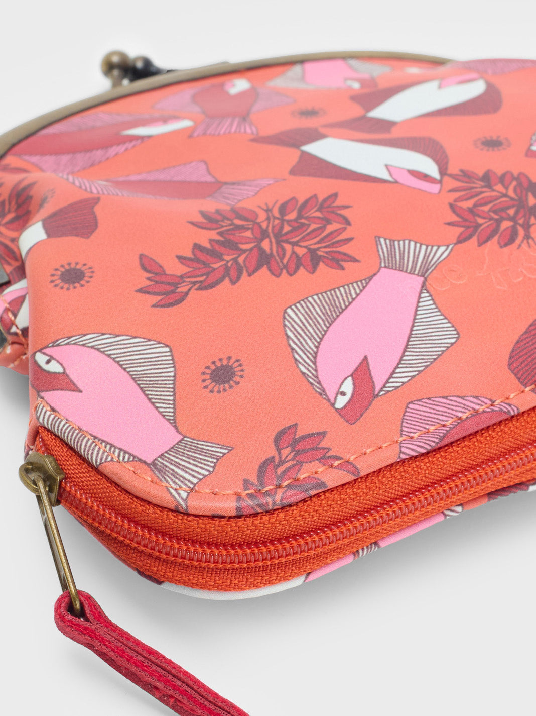 Printed coin purse "fish"