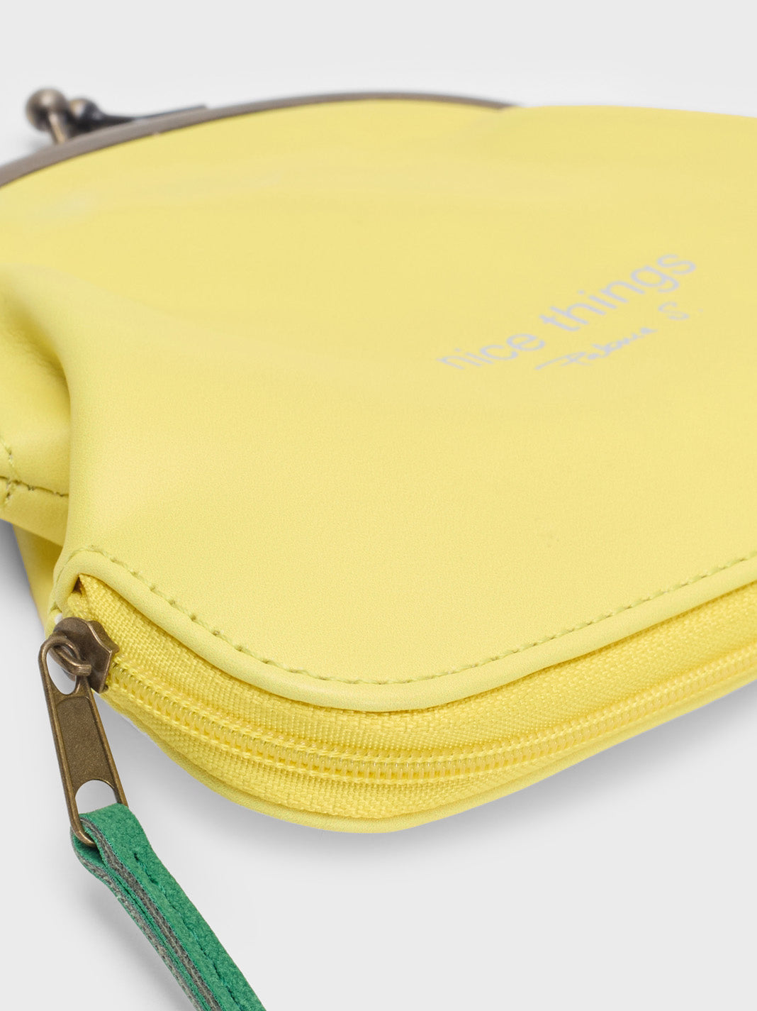Printed coin purse "greenery"