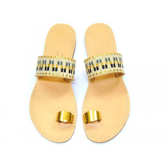 Leather sandal