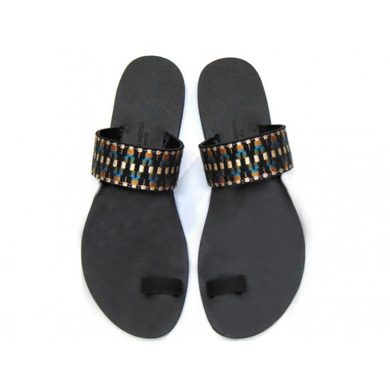 Leather sandals