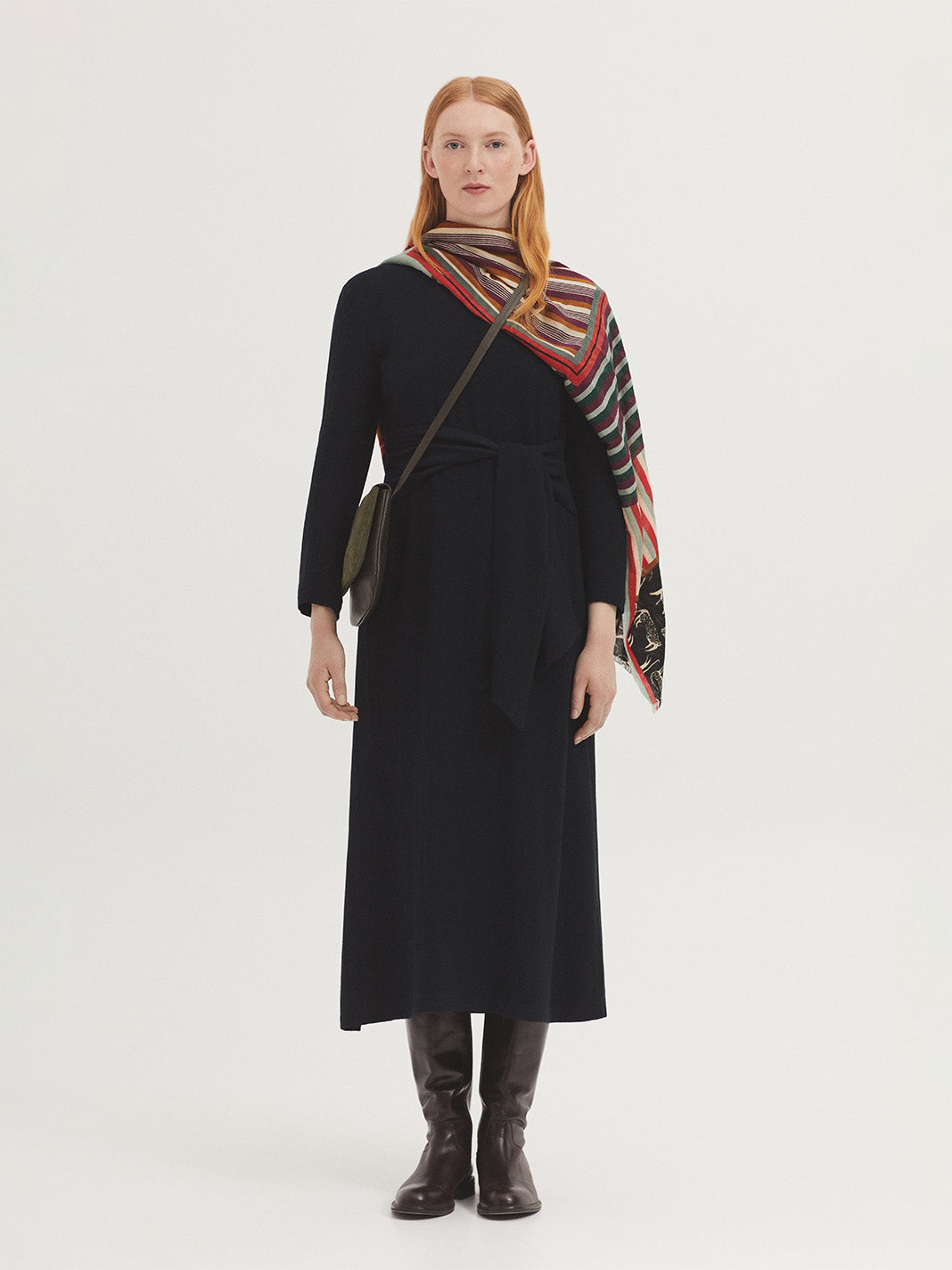 Feline Stripes foulard Black