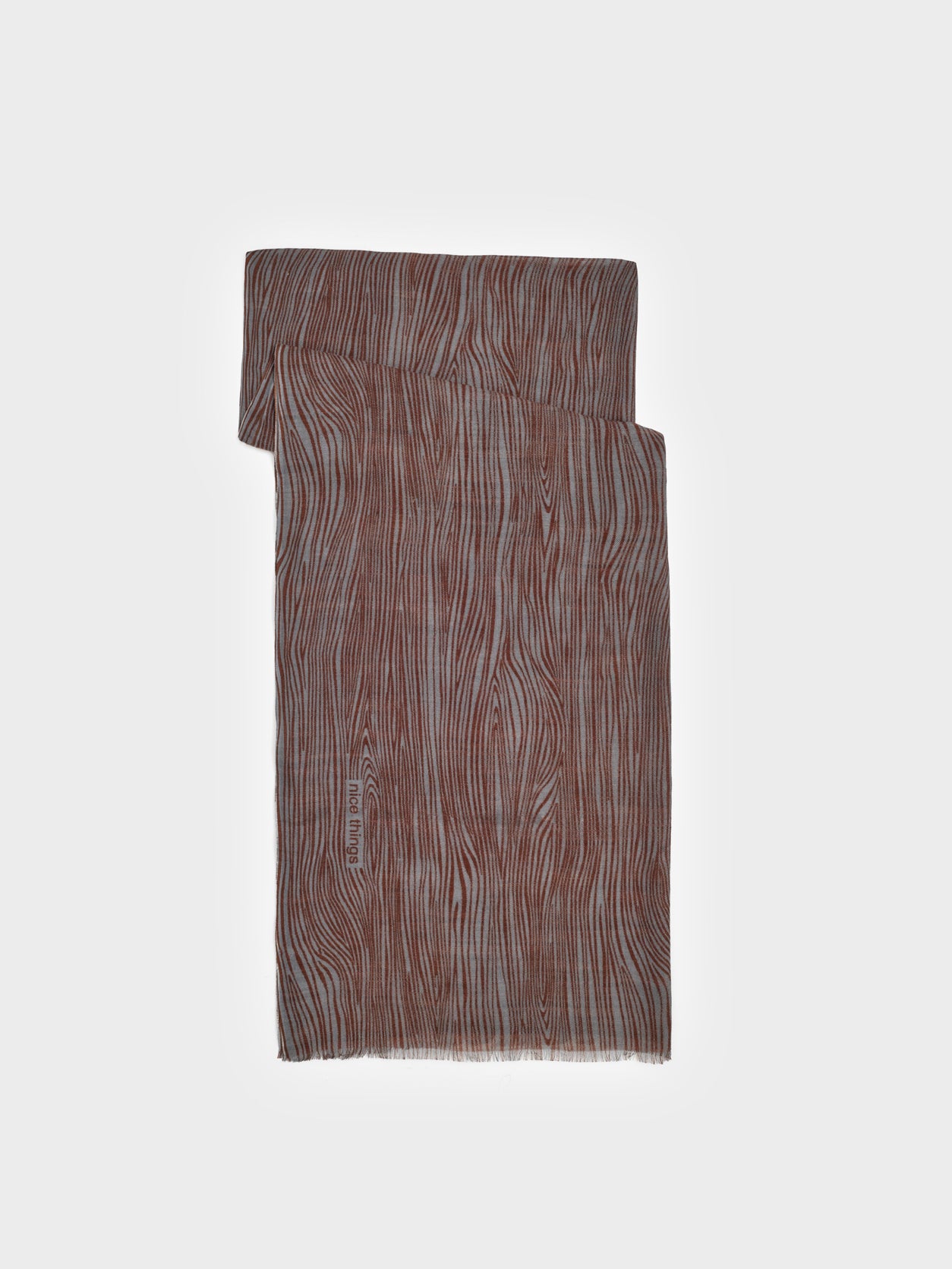 Woodgrain scarf