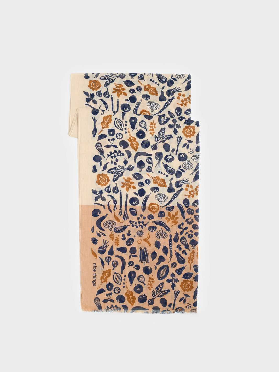 Greenery organic cotton foulard