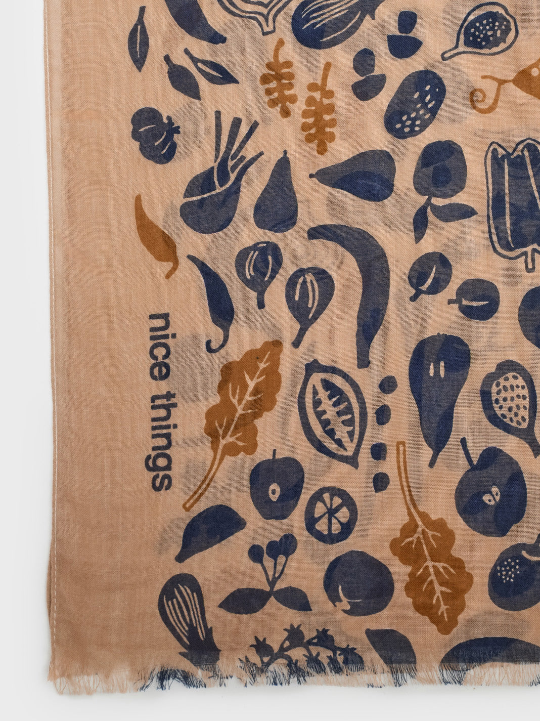 Greenery organic cotton foulard