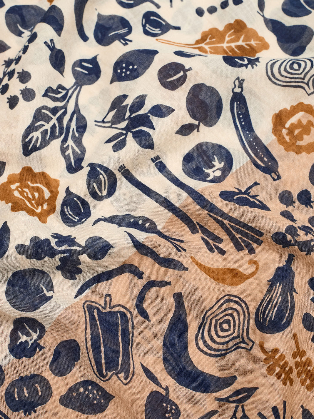 Greenery organic cotton foulard