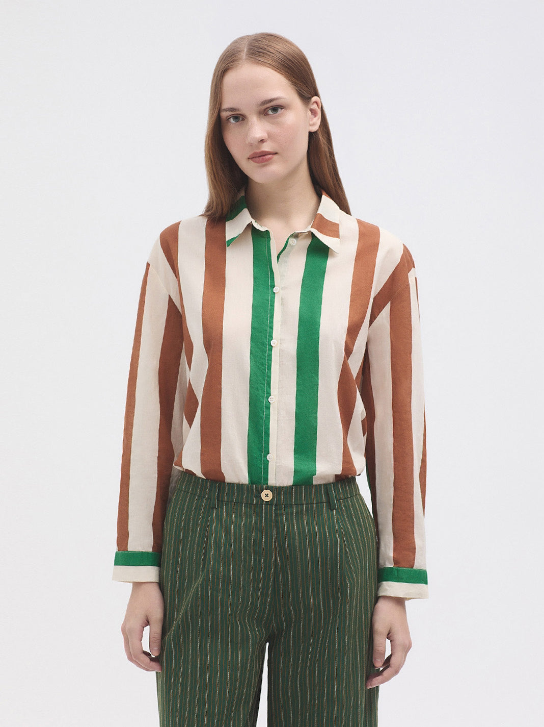 Multistripe shirt