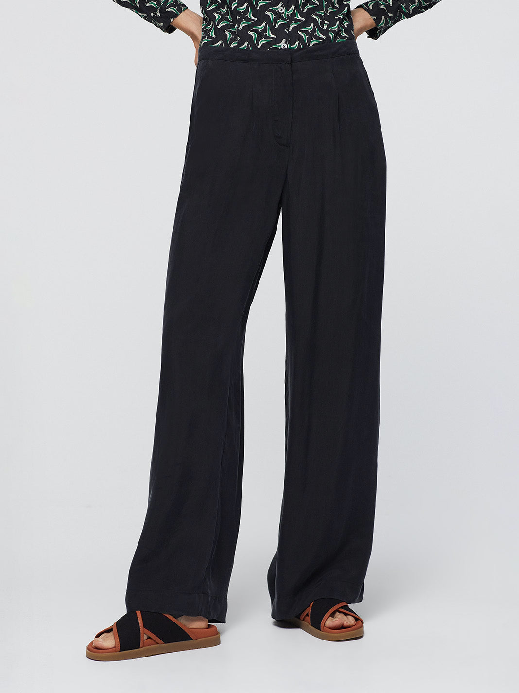Pants maxi cupro