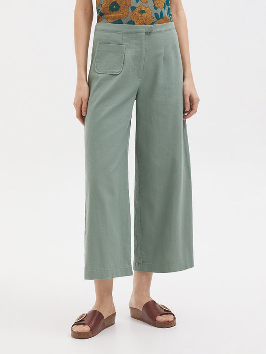 Linen trousers mint
