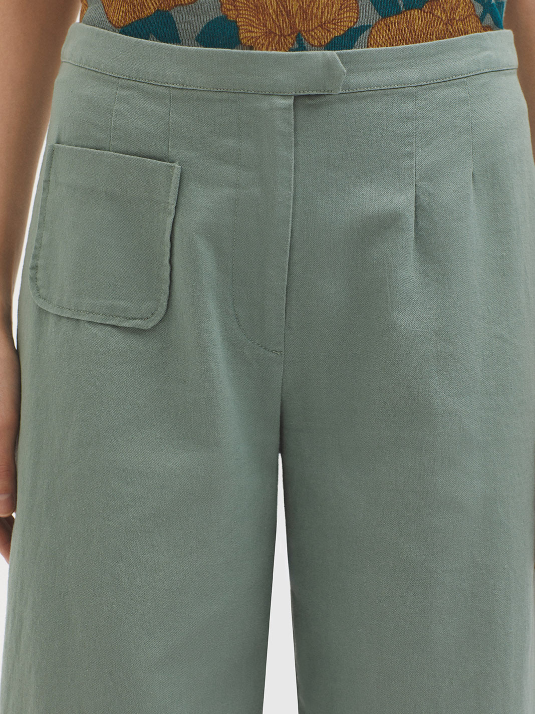 Linen trousers mint