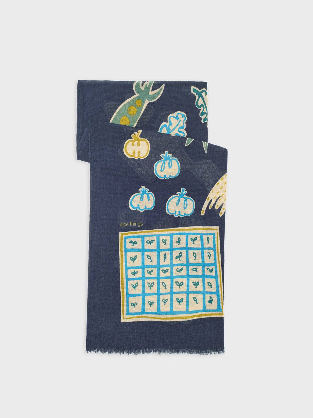 Nice & Green scarf blue