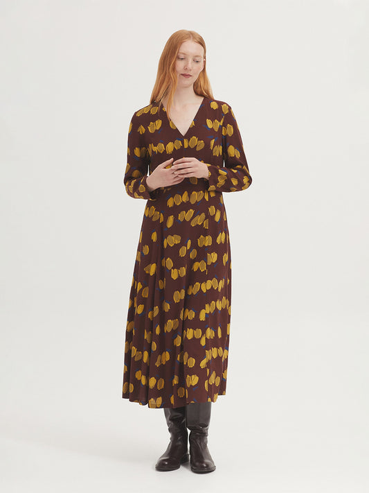 Tulips print dress