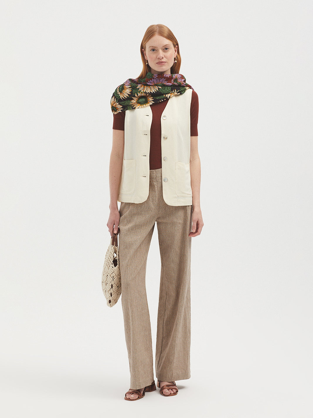Sunflowers foulard
