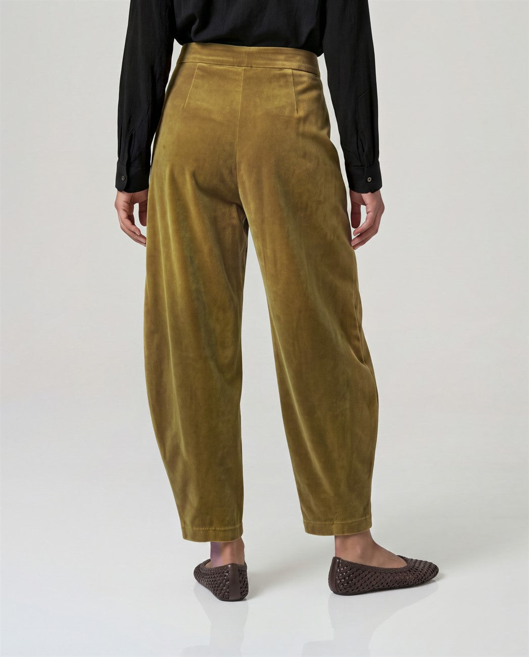 Barrel pants Mustard