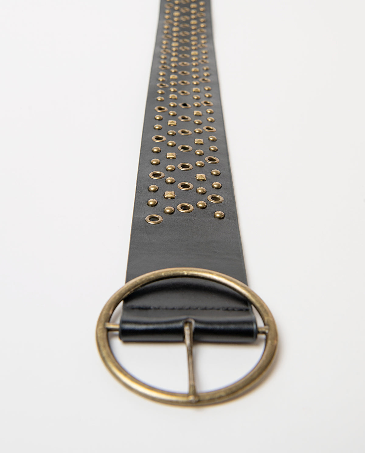 Belt with studs Black