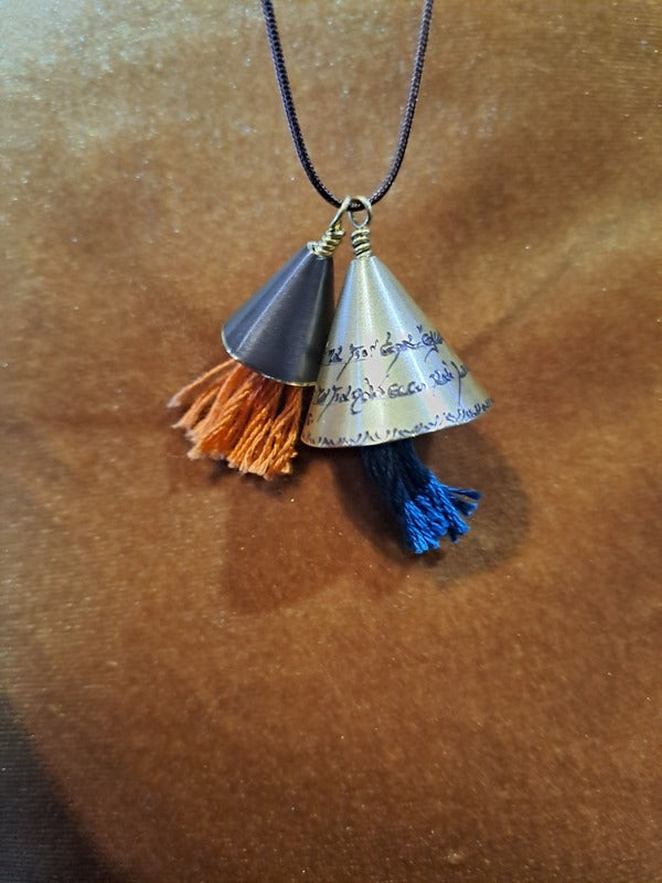 Bronze pendant with cones