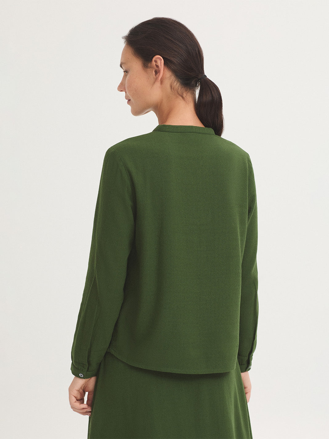 Cross stitch embroidered blouse