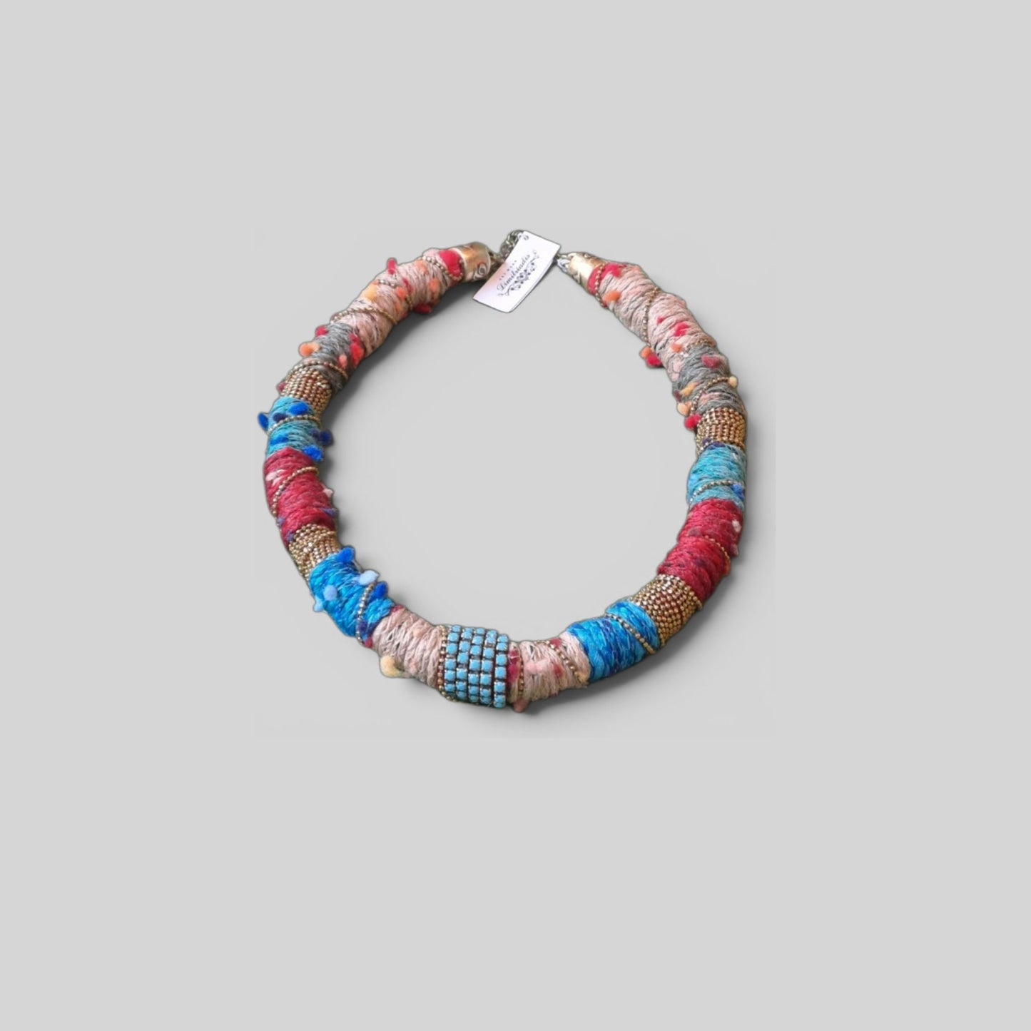 Neclace ethnic Blue
