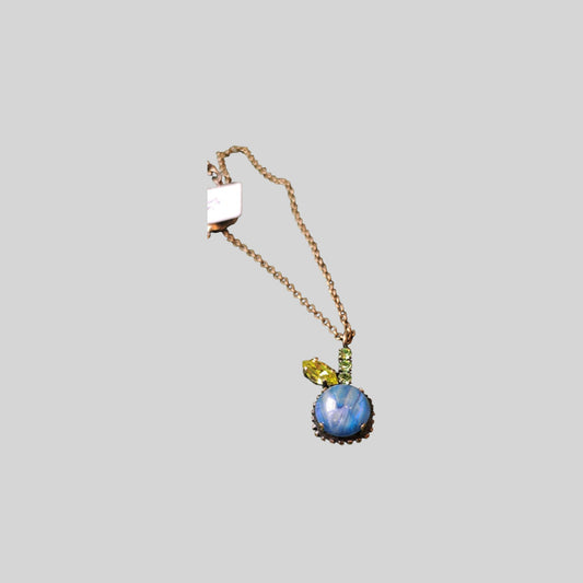 Necklace "apple" Blue