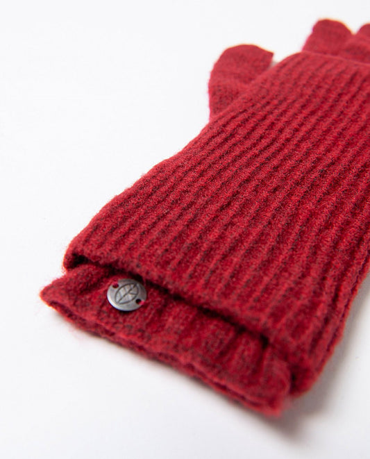 2-in-1 detachable gloves and mittens Bordeaux