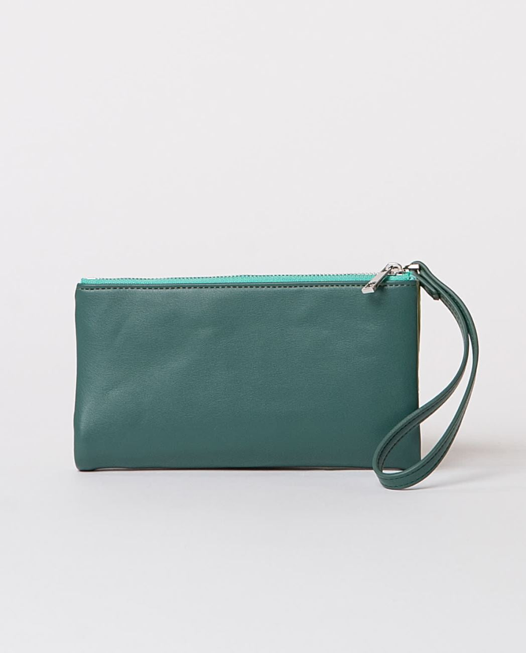 Tricolor wallet green