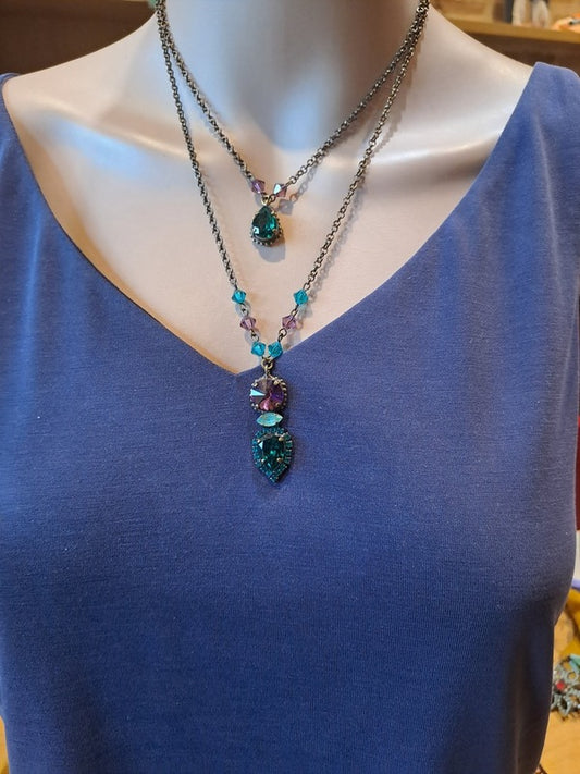 Necklace double rows