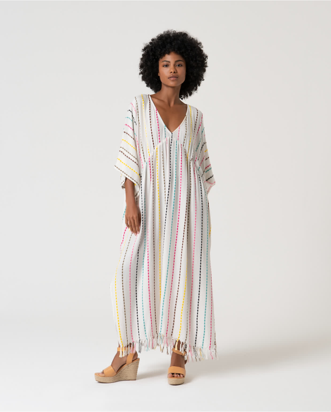 Long kaftan white