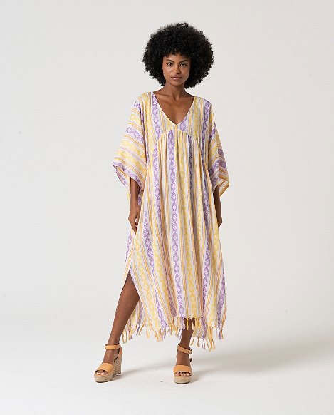 Long kaftan yellow