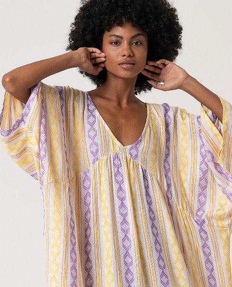 Long kaftan yellow