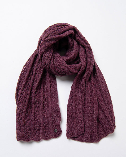 Tricot scarf Burgundy