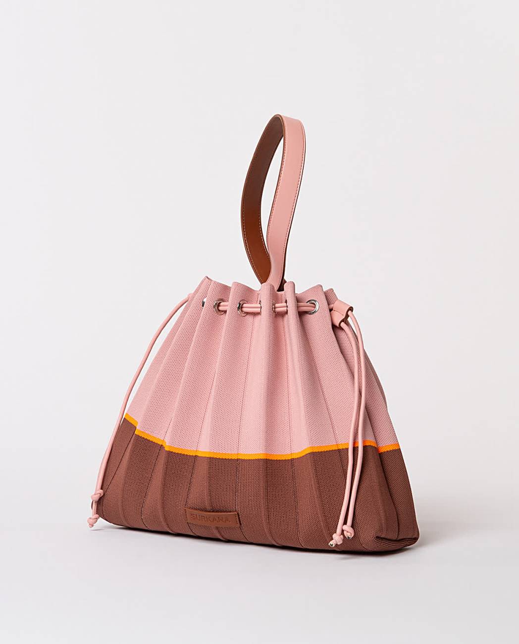 Knitted bag pink