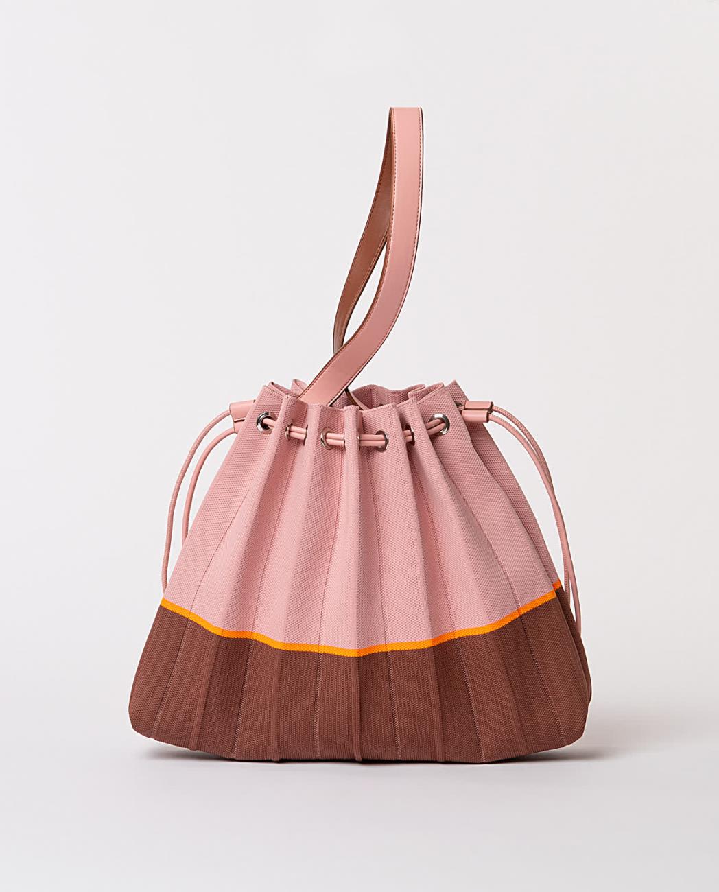 Knitted bag pink
