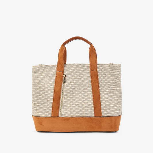 Large shopper bag camel