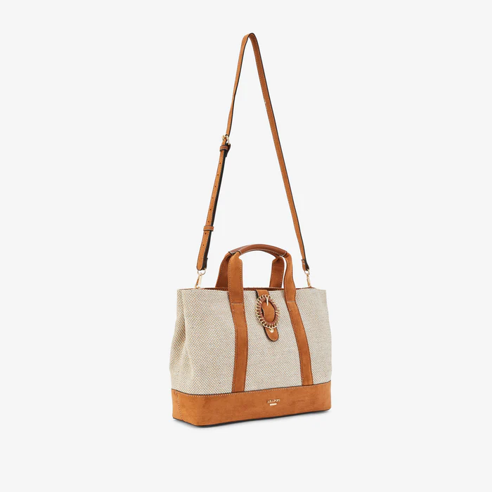 Large shopper bag camel