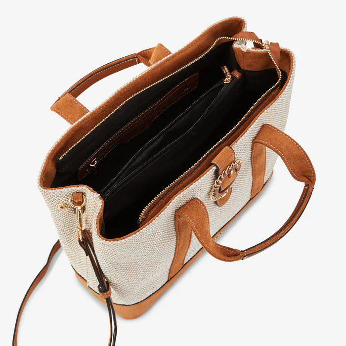 Large shopper bag camel