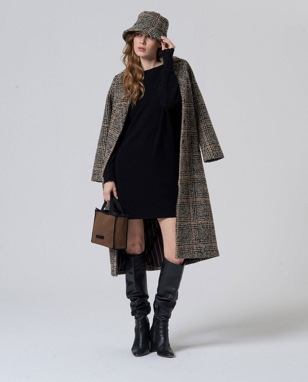 Wool blend coat